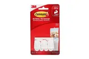 Command Micro Hooks 17066 White Pack Of 3 Bag Of 10
