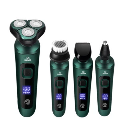 Men's Clipper 4in1 3Head Razor Cordless USB Charge Electric Shaver Beard Trimmer