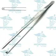 Dressing and Tissue Forceps 1 x 2 Teeth 14 cm - 5 1/2'' Surgical Instrument