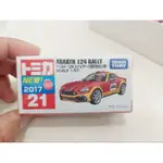 TOMICA 21 新車貼 初回 ABARTH 124 RALLY