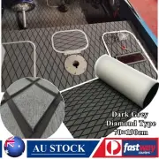 EVA Foam Boat Flooring Carpet Marine Decking Sheet 70x190cm Grey Diamond Type