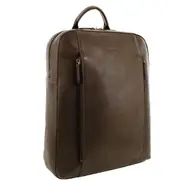 Pierre Cardin Mens Leather 15" Laptop Backpack Oak