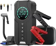 Snblzhef Car Emergency Start Air Pump 2000A Emergency Start Power Bank Lighting Auto Tyre Inflator 10000mAh