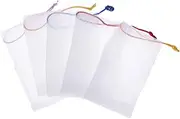 Healeved Exfoliating Soap Saver Pouch 5pcs Foaming Net Soap Holder Body Facial Skin-friendly Random Color