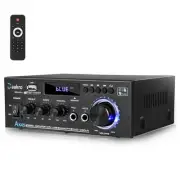 AK45 Stereo Audio Amplifier,300W Home 2 Channel Wireless Bluetooth 5.0 Power ...