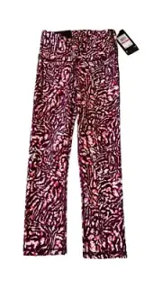 NEW WOMENS UNDER ARMOUR HEATGEAR PRINTED COMPRESSION CAPRI LEGGINGS XS.