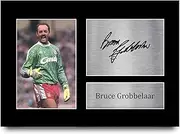 HWC Trading A4 Bruce Grobbelaar Liverpool Gifts Printed Signed Autograph Picture for Fans and Supporters - A4