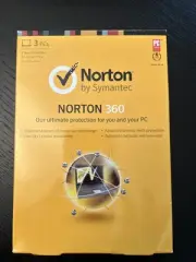 2012 Norton 360 for 3 PCs 1 Yr Windows XP, Vista, 7 & 8 with Key NEW & SEALED