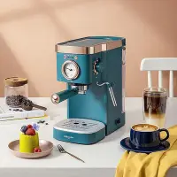 在飛比找Yahoo!奇摩拍賣優惠-【現貨】新款咖啡機 家用小型意式半自動咖啡機 蒸汽式打奶泡 