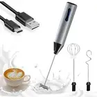 Electric Milk Frother Egg Beater Type C Rechargeable for Latte maker