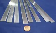 6061 T6 Aluminum Bar, 1/16" (.062") Thick x 5/8" Wide x 24" Length, 8 Units