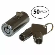 (50) - Universal Tubular Soda Snack Machine Cylinder Plug Locks - Code #1452