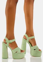 [Public Desire] Mint Content Platform Heels