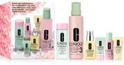 Clinique Holiday 3-Step Skincare Set For Oily Skin Gift Set For Oily Skin 6 Pcs