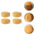 4pcs Mesh Puff Scrubber Exfoliating Loofah Back Scrubber Shower Puff Pouf