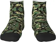 [JBYJBX] Camo Print Adult Socks Womens Mens Workout Thermal Cozy All-Season Gift Holiday Articles Use