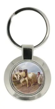 Horse Harrowing by Herring Key Ring