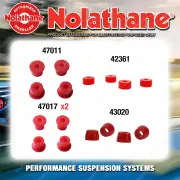 Rear Nolathane Suspension Bush Kit for NISSAN URVAN E23 4CYL 4/1980-10/1986