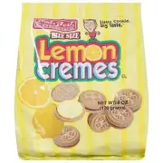 Bud's Best Cookies Lemon Cremes Bite Size 6 Oz. (PACK 0F 12)