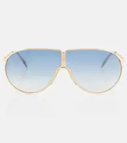 [Stella McCartney] Stella McCartney Aviator sunglasses One Size gold