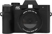 GOWENIC 48MP Ultra HD Digital Camera, 16x Digital Zoom Camera with 3 Inch 180° Flip Screen, WiFi 32GB Memory Card, for Travel, Streaming and More