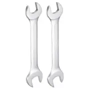 2pcs Double Open End Wrench 27mm x 30mm Metric U-Shaped Spanner