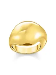 Thomas Sabo TR2470-413-39-56 Bold - Gold-plated Ring in organic drop shape La...