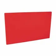 Cutting / Chopping Board 380x510x19mm Red Polyethylene HACCP Colour Coded