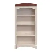 Maestro Furniture Basil Wooden 5-Tier Display Shelf Bookcase Storage Cabinet Antique White