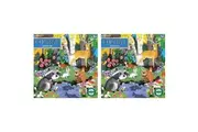 2x 64pc eeBoo Jigsaw Puzzle 38x38cm Kids Educational Fun Play Game Woodland 5+