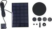 SOLAR FOUNTAIN MULTIFUNCTIONAL FLOATING FOUNTAIN SOLAR POWERED FOR BIRDBATH POND POOL FISH TANK 7V 2.5W