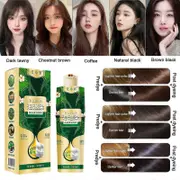 Bubble Plant Hair Dye Shampoo,hair Color Shampoo,plant Bubble Hair Dye Shampoo,instant Natural Hair Dye Shampoo Natural Black