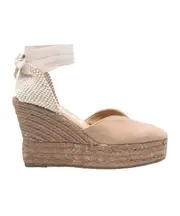 Manebí Classic Espadrille Flats 38,39,40 Brown