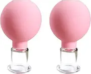 XIONGHAO 1 Pair of Nipple Suckers Nipple Sucker Extreme Suction Power Nipple Enlargement Nipple Pump Breast Clitoris SM Sex Toys for Women Couples(Blau-Ø 2 5cm)