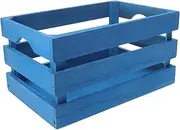 Gatuida Vintage Style Wooden Crate Multi-function Storage Box Decorative Office Box