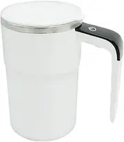 Self Stirring Cups - USB Charged Food Grade Water Resistant Heated Mixer, Spill Resistant Thermo Bottle | Automatic Mixing Container, Working Pot for