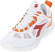 [Diadora] Women`s Speed Blushield Fly 3 Plus AG Tennis Shoes White and Fiery Red