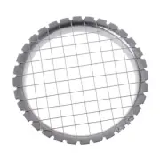 Stainless Steel Mesh Shape Round Manual Potato Masher Slicer Tool Kitchen Supply