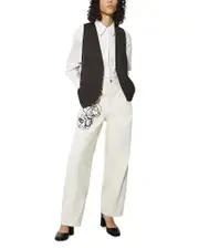 Max & Co. Embroidered Barrel Trousers