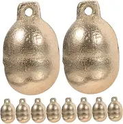 Vaguelly Dog Cat Collar Bells 10pcs Multi-function Metal Bells for Pet Supplies