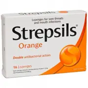 Strepsils Soothing Orange 16 Lozenges