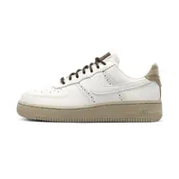 在飛比找PChome24h購物優惠-NIKE Air Force 1 Low 女 白棕色 美拉德