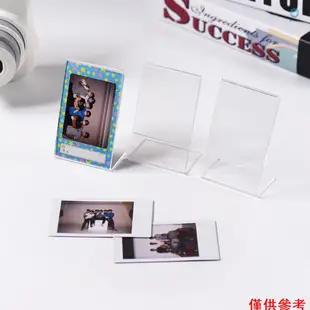 [5S] 3 件裝 3 英寸 L 形亞克力相框透明迷你支架兼容 Fujifilm Instax Mini 8 8+ 70