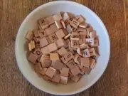 Scrabble Tiles Lot (393)