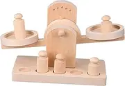 FOYTOKI 1Set Wooden Balance Scale for Creative Educational Plaything for Teaching Numerical Concepts Balance Theory Engaging Parent Interactive Activity