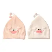 Fast Drying Hair Towel Wrap Absorbent Corals Fleeces Hair Caps for Women
