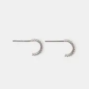 Sterling Silver Mini Hoop Earrings