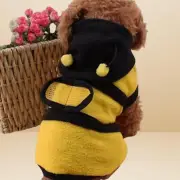 Bumble Bee Dog Hoodie – Cute Fleece Costume for Dogs & Cats, Cozy Pet Outfit