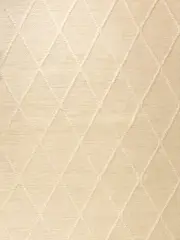 Darcy Diamond Cream Felted Wool Rug