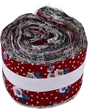 36Pcs Jelly Roll Fabric, Rich Bright Color Wide Application Soft Pure Cotton Quilting Fabric for Clothes Tablecloth DIY